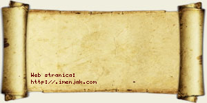 Ivanka Curaković vizit kartica